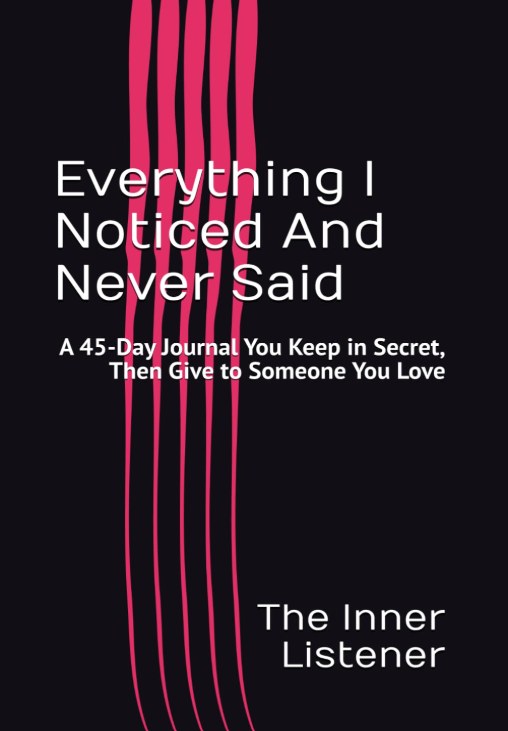 Front cover of Everything I Noticed And Never Said