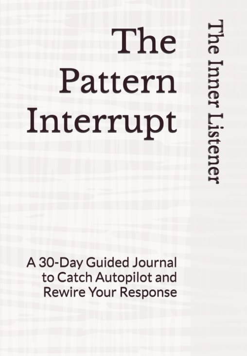 Front cover of The Pattern Interrupt, a guided journal by The Inner Listener